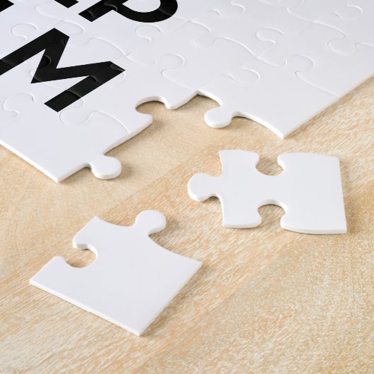 Ik ben Aziatisch dat ik geen kalm kan houden. Legpuzzel (Zijkant)