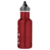 Ik ben Aziatisch dat ik geen kalm kan houden. Waterfles (Rechts)