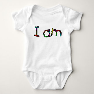 Ik ben baby jersey bodysuit. romper