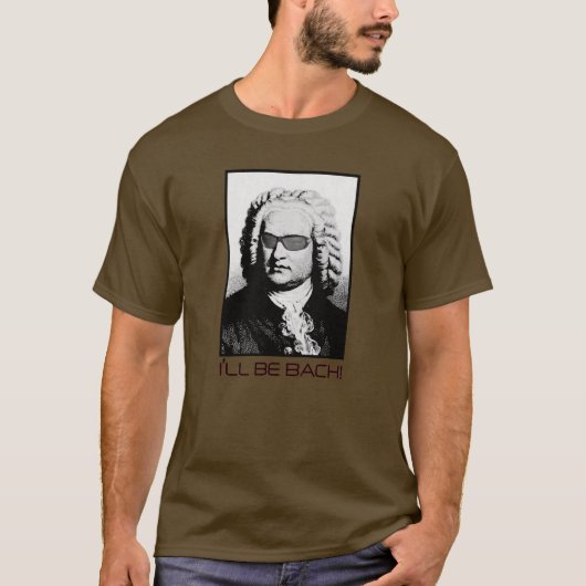 Ik ben BACH - J.S. Bach T-shirt (Voorkant)