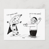 "IK BEN BANANA-MAN!" Briefkaart (Voorkant)