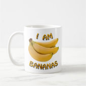 Ik ben Bananas Classic White Coffee Mok (Links)