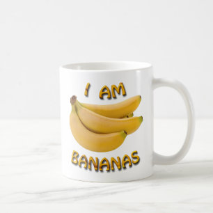 Ik ben Bananas Classic White Coffee Mok