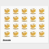 Ik ben Bananas Vierkante Sticker (Vel)