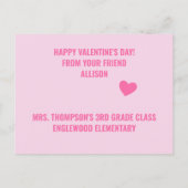 Ik ben Bananen over jou - Cute Classroom Valentijn Briefkaart (Achterkant)