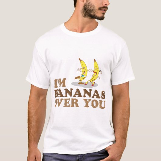 Ik ben Bananen over jou - Dansende Bananen T-shirt (Voorkant)