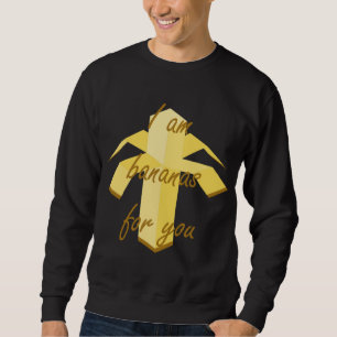 Ik ben bananen voor je grappig en schattig fruiton trui
