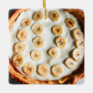 Ik ben bananen voor jou   Banaan Cream Pie Christm Keramisch Ornament