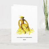 Ik ben bananen voor jou kaart (Achterkant)