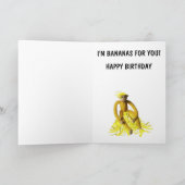 Ik ben bananen voor jou kaart (Binnen)