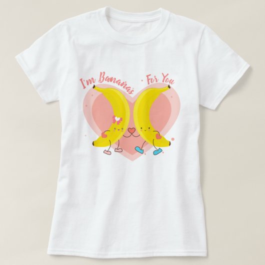 Ik ben Bananen voor jou T-shirt (Design voorkant)