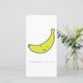 Ik ben Bananen voor U Valentijn Kaart (Staand voorkant)