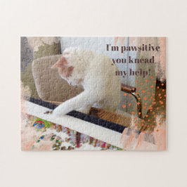 Ik ben bang dat je mijn help kat knikt. legpuzzel