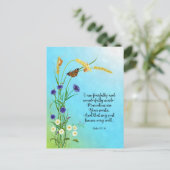 Ik ben bang en wonderbaarlijk gemaakt briefkaart (Staand voorkant)