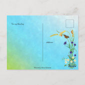 Ik ben bang en wonderbaarlijk gemaakt briefkaart (Achterkant)