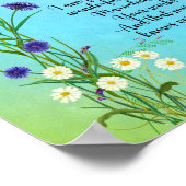 Ik ben bang en wonderbaarlijk gemaakt poster (Hoek)