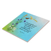 Ik ben bang en wonderbaarlijk gemaakt tegeltje (Zijkant)