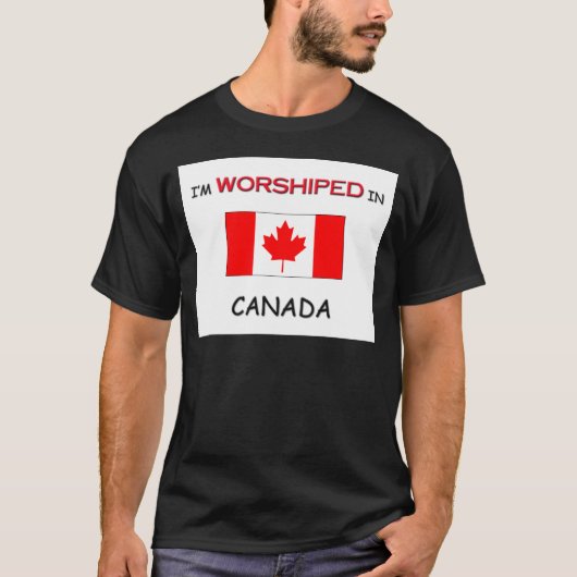 Ik ben bang in CANADA T-shirt (Voorkant)