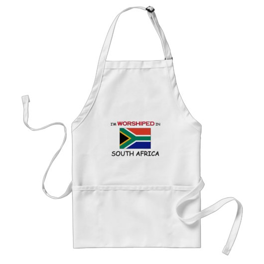 Ik ben bang in ZUID-AFRIKA Standaard Schort (Voorkant)