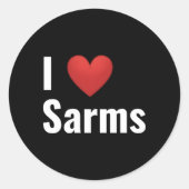 Ik ben bang ronde sticker (Voorkant)