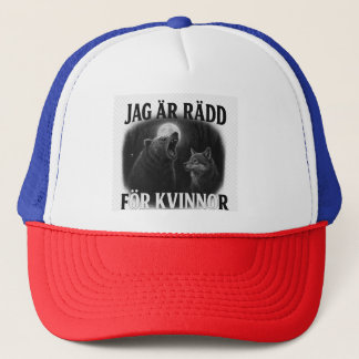 ik ben bang voor vrouwen trucker pet
