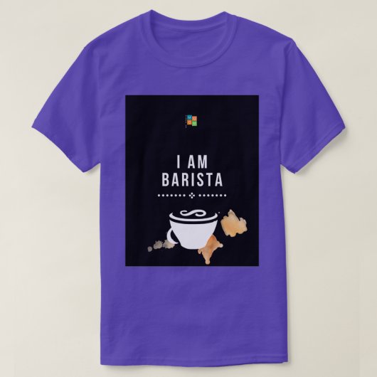 IK BEN BARISTA T-SHIRT (Design voorkant)