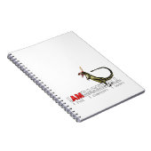 Ik ben Baseball Dinosaur Notitieboek (Rechterzijde)