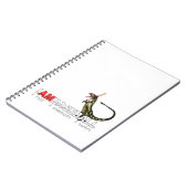 Ik ben Baseball Dinosaur Notitieboek (Linkerzijde)
