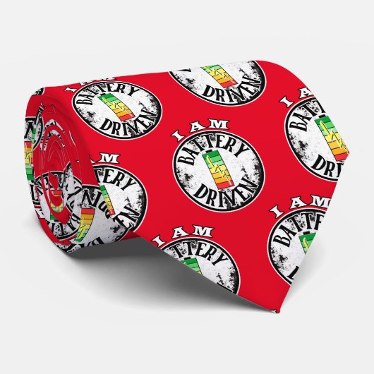 Ik ben batterijgedreven stropdas (Opgerold)