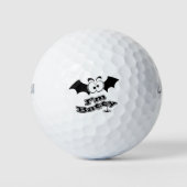 Ik ben Batty Crazy Eyes Golfballen (Voorkant)