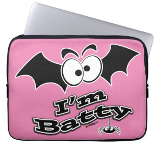 Ik ben Batty Crazy Eyes Laptop Sleeve