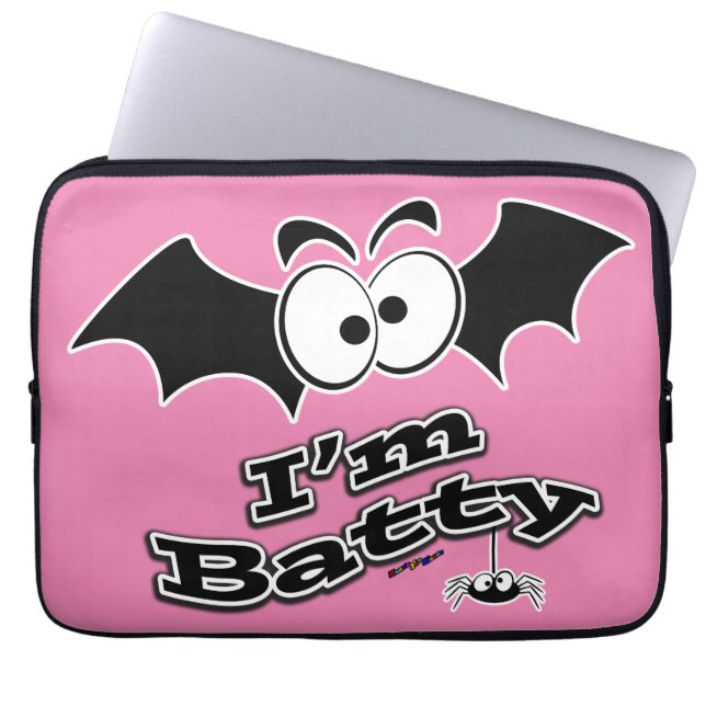 Ik ben Batty Crazy Eyes Laptop Sleeve (Voorkant)