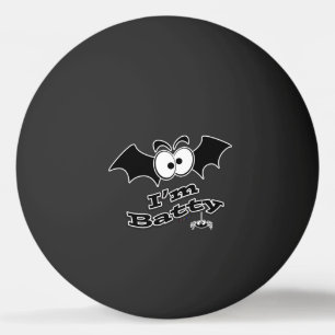 Ik ben Batty Crazy Eyes Pingpongbal