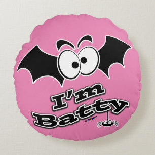 Ik ben Batty Crazy Eyes Rond Kussen