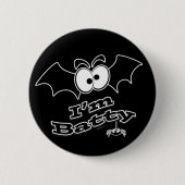 Ik ben Batty Crazy Eyes Ronde Button 5,7 Cm (Voorkant)