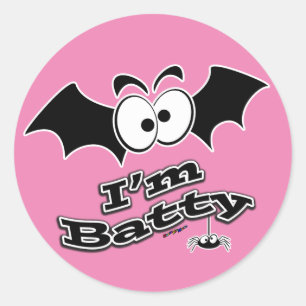 Ik ben Batty Crazy Eyes Ronde Sticker