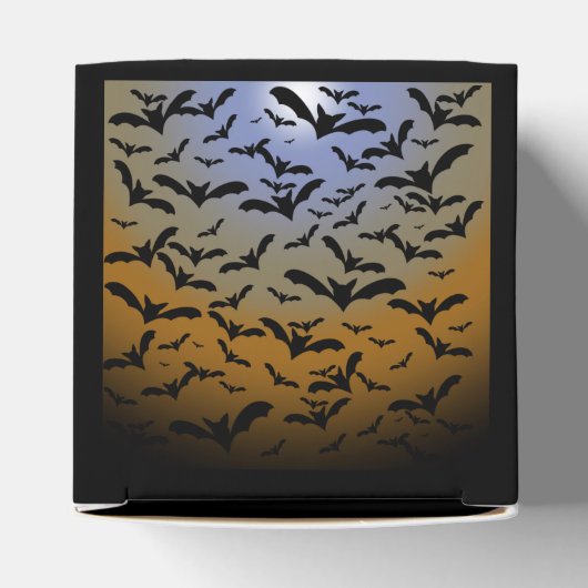 Ik ben Batty gegaan voor Black Bats &  Moonlight Bedankdoosjes (Bovenkant)