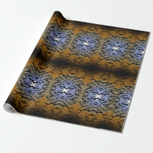 Ik ben Batty gegaan voor Black Bats &  Moonlight Cadeaupapier