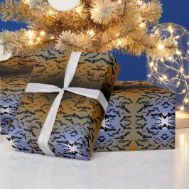 Ik ben Batty gegaan voor Black Bats &  Moonlight Cadeaupapier