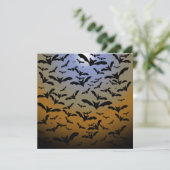 Ik ben Batty gegaan voor Black Bats & Moonlight Kaart (Staand voorkant)