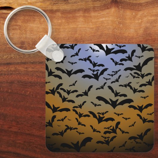 Ik ben Batty gegaan voor Black Bats &  Moonlight Sleutelhanger (Voorkant)