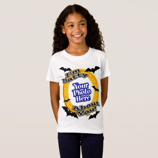 Ik ben Batty over jou Foto Enge Vleermuizen Wit T-shirt (Voorkant volledig)