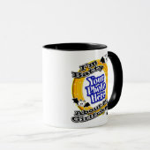 Ik ben Batty over mijn Vriendin foto wit Mok (Voorkant rechts)