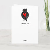 Ik ben Batty voor je Valentijnsdag Kaart (Achterkant)