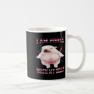 Ik ben Bble, was mijn buik grappige hond meme  Koffiemok