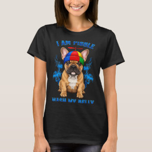 Ik ben Bble Was Mijn Buik Grappige T Bulldog Meme T-shirt