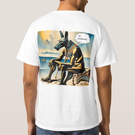 Ik ben bekaf t-shirt (Achterkant)