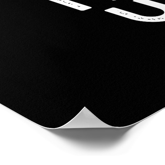 Ik ben bekend om de schimmelloze pun Dark BG Poster (Hoek)