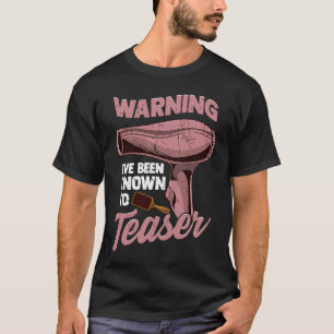 Ik ben bekend om teaser Retro Barber kappers T-shirt