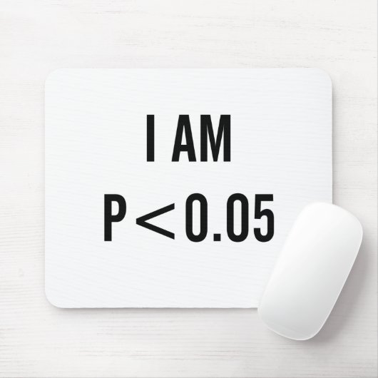 Ik ben belangrijk muismat (Met muis)